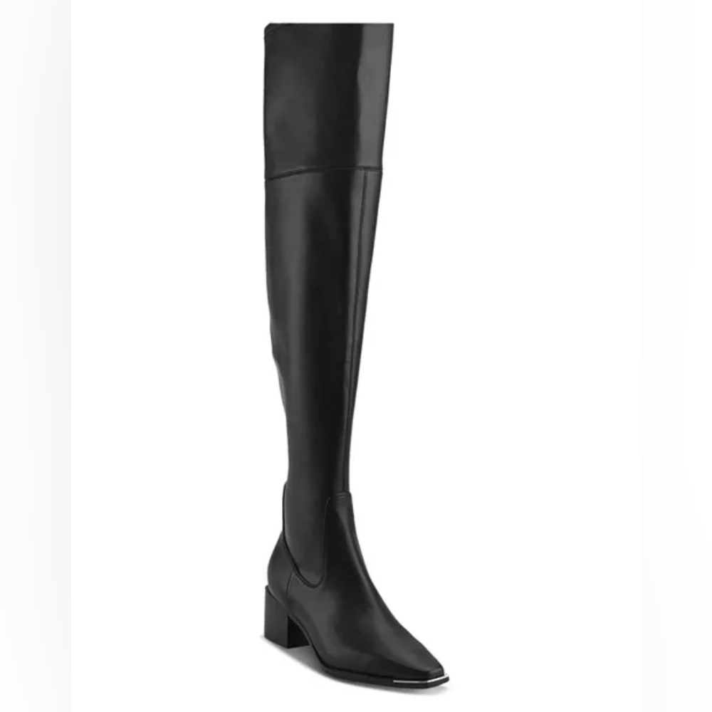 Marc Fisher Noemi over the knee boot in black women's shoes size 6